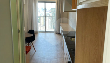 Apartamento para alugar com 1 quarto, sendo 2 suítes, em Pinheiros, São Paulo, SP