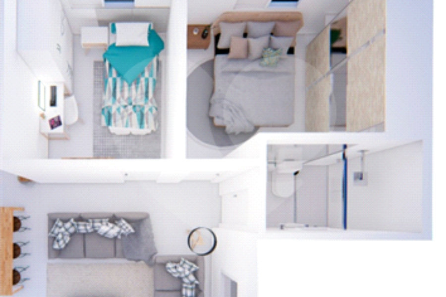 Aptos novos com 02 dormitórios, sala, cozinha, banheiro e vaga para auto
