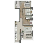 Apartamento à venda com 3 quartos, sendo 1 suíte, em Vila Pirajussara, São Paulo, SP
