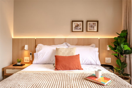 Studio à venda – 20 m² | Mobiliado | Bela Vista | Andar alto com varanda