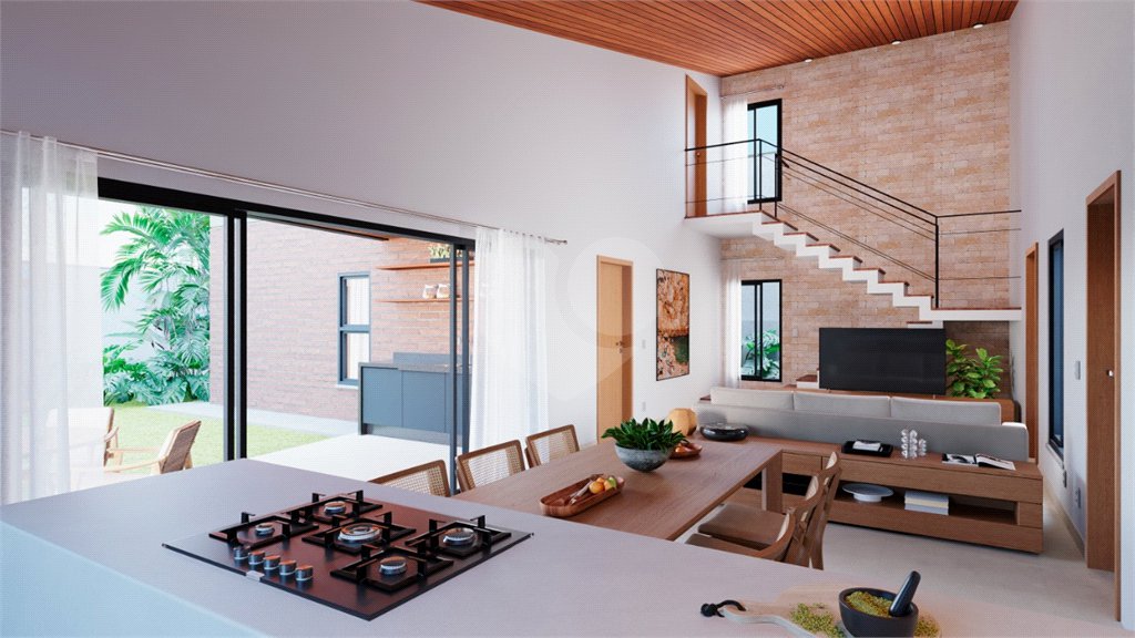 Casa em condomínio com vista para a montanha
