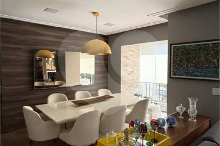 Apartamento totalmente mobiliado, com 02 suítes, 2 vagas de garagem 112m² a venda Vila Mascote.