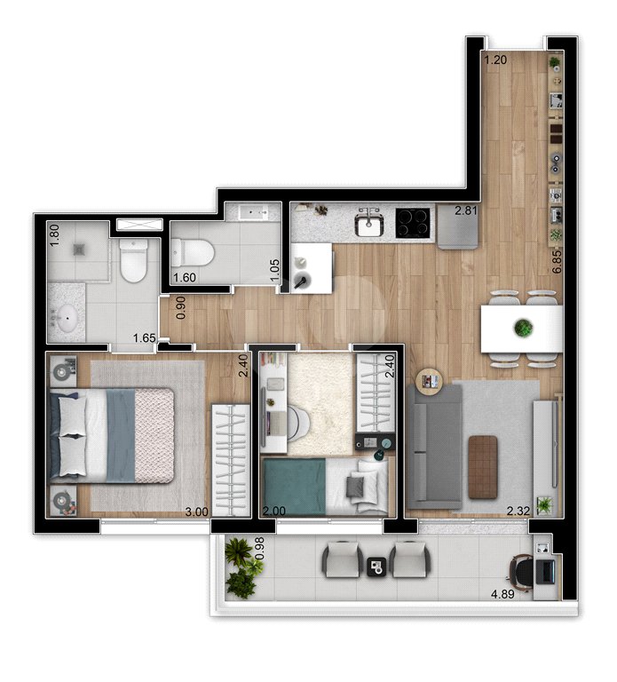 Apartamento á venda - Jabaquara