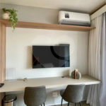 Apartamento mobiliado no Planalto Paulista com 1 dormitório e varanda.