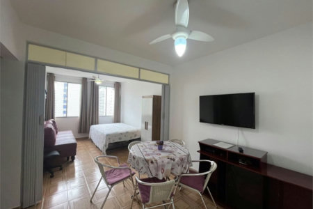 Apartamento com 1 dormitório à venda, 58 m² por R$ 400.000,00 - Barra Funda - Guarujá/SP