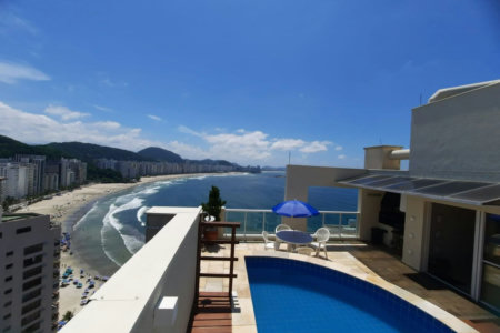 Cobertura à venda, 196 m² por R$ 2.200.000,00 - Jardim Las Palmas - Guarujá/SP
