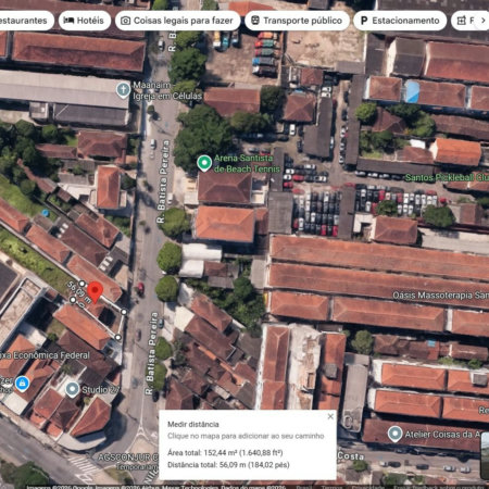 Terreno à venda, 692 m² por R$ 1.700.000,00 - Macuco - Santos/SP