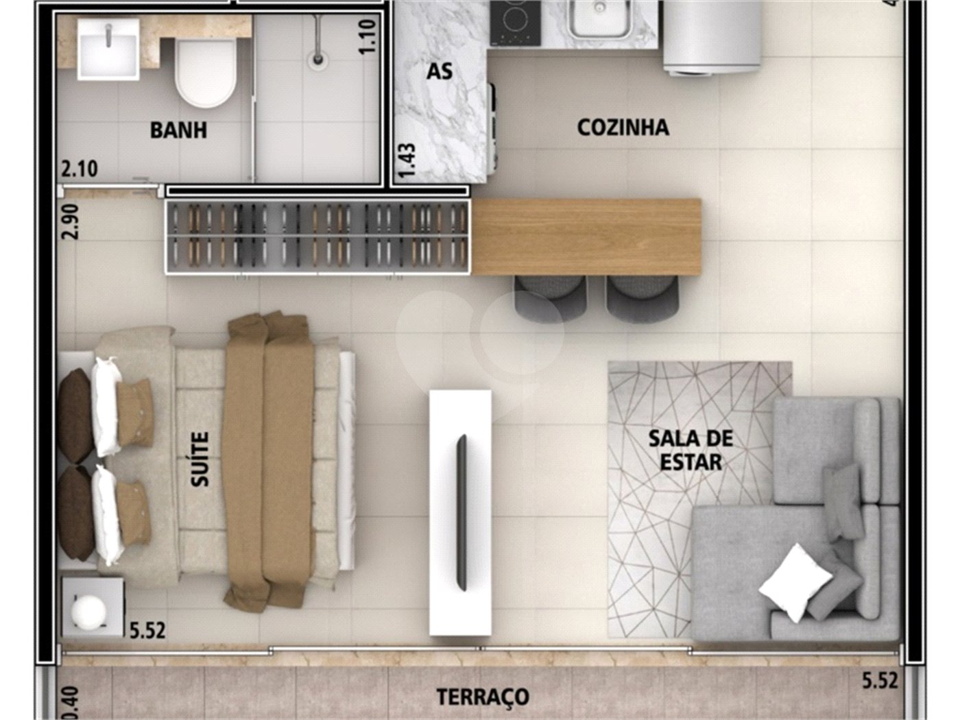 Studio à venda ou para alugar com 1 quarto em Jardim São Paulo(zona Norte), São Paulo, SP