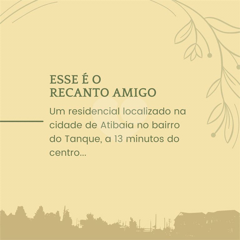 Terreno à venda no condomínio Residencial Recanto Amigo, Atibaia - SP