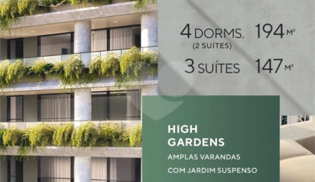 Cobertura à venda com 4 suítes em Moema, São Paulo, SP