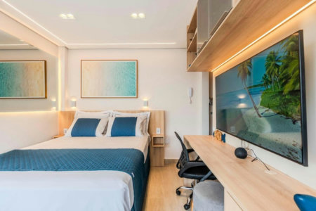 Apartamento com 1 dormitório à venda, 31 m² por R$ 550.000,00 - Boqueirão - Santos/SP