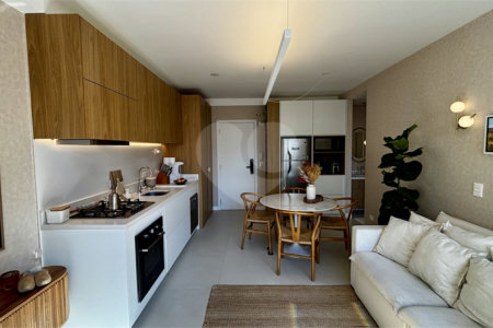 Apartamento novo na Vila Mariana com 38m², 1 vaga e próximo ao metrô.