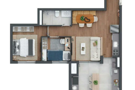 Apartamento à venda com 3 quartos, sendo 1 suíte, em Vila Cordeiro, São Paulo, SP