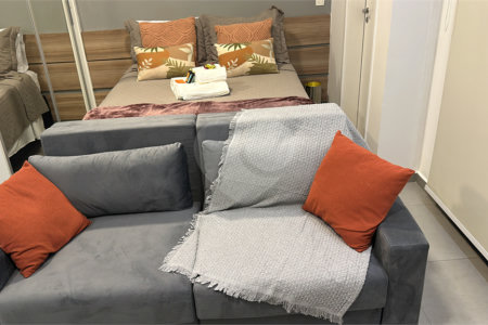 Apartamento com 29m² e 1 vaga na região da Bela Vista em São Paulo - SP.