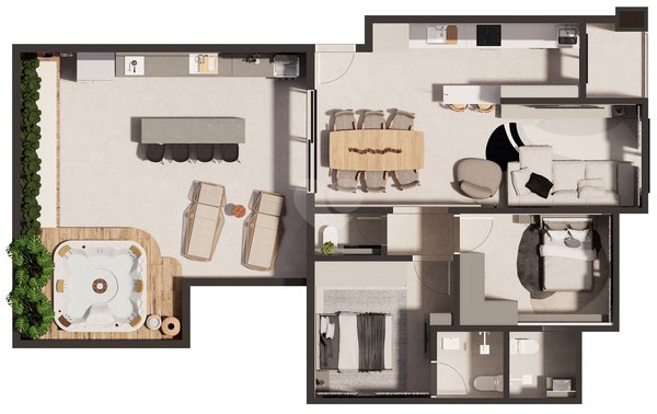 Apartamento 117m² 4