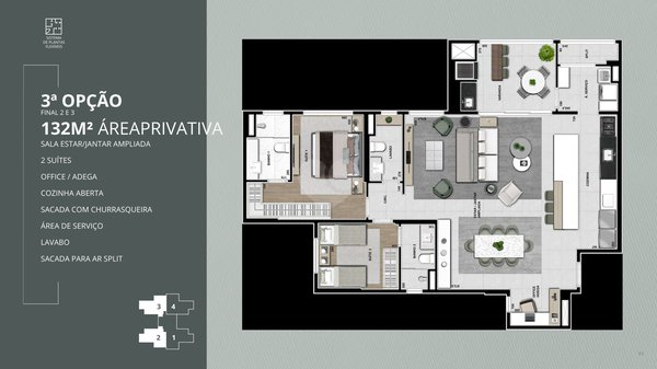 Apartamento 132m² 3