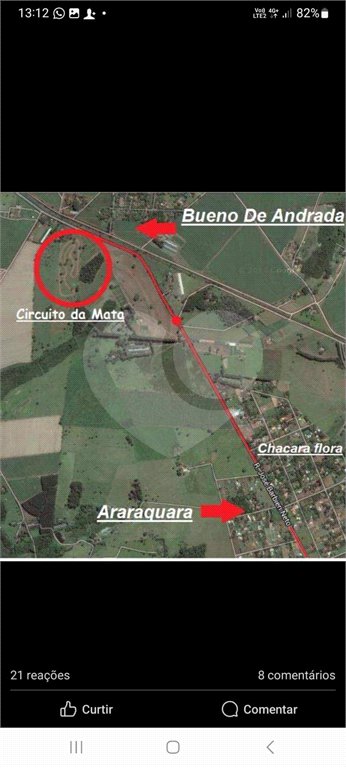 Terreno à venda em Área Rural de Araraquara, Araraquara, SP