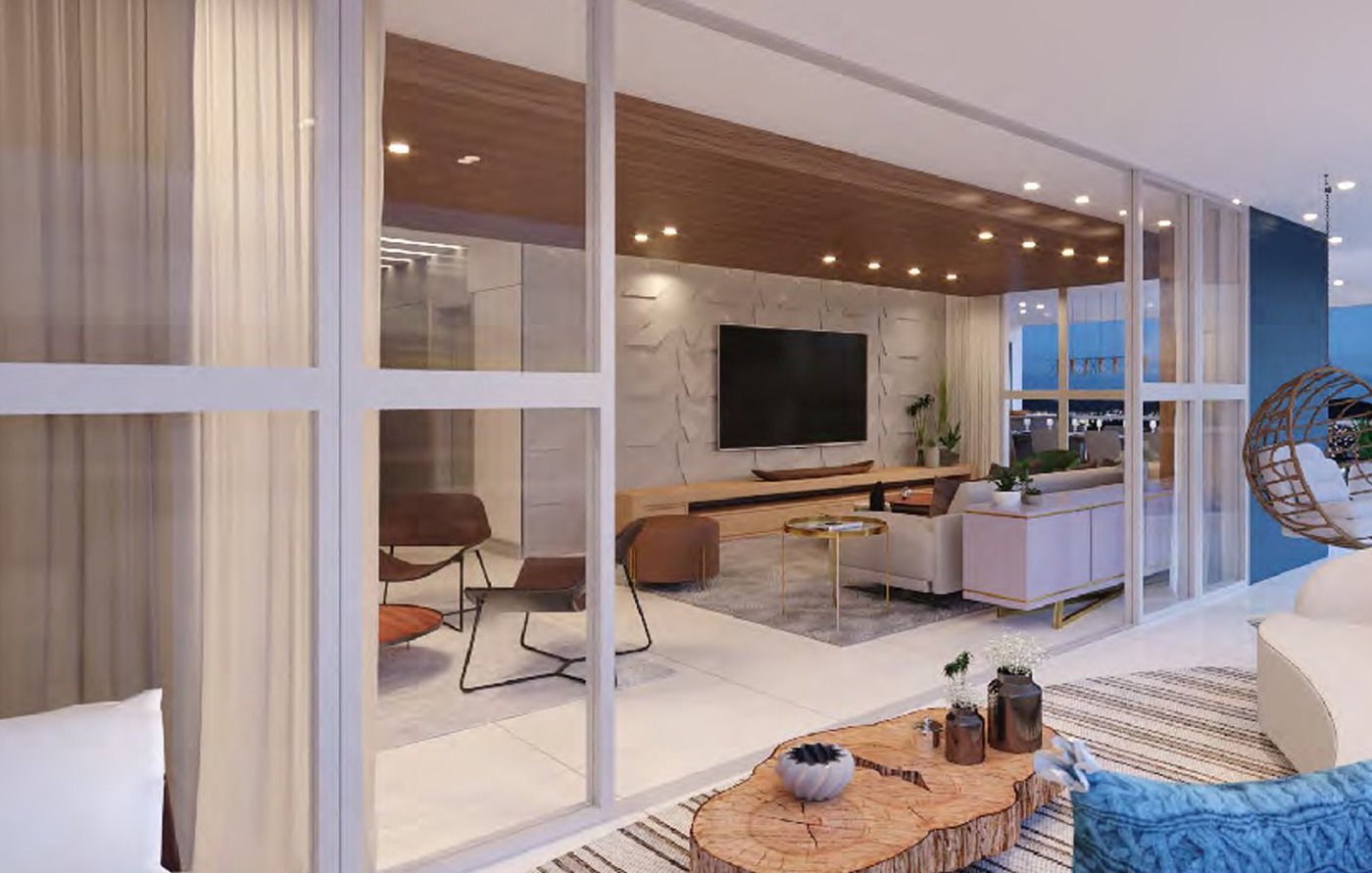 Vende-se lançamento alto padrão/Ponta da Praia com 4 dorm /suíte/wc social e de serviço/4 vagas
