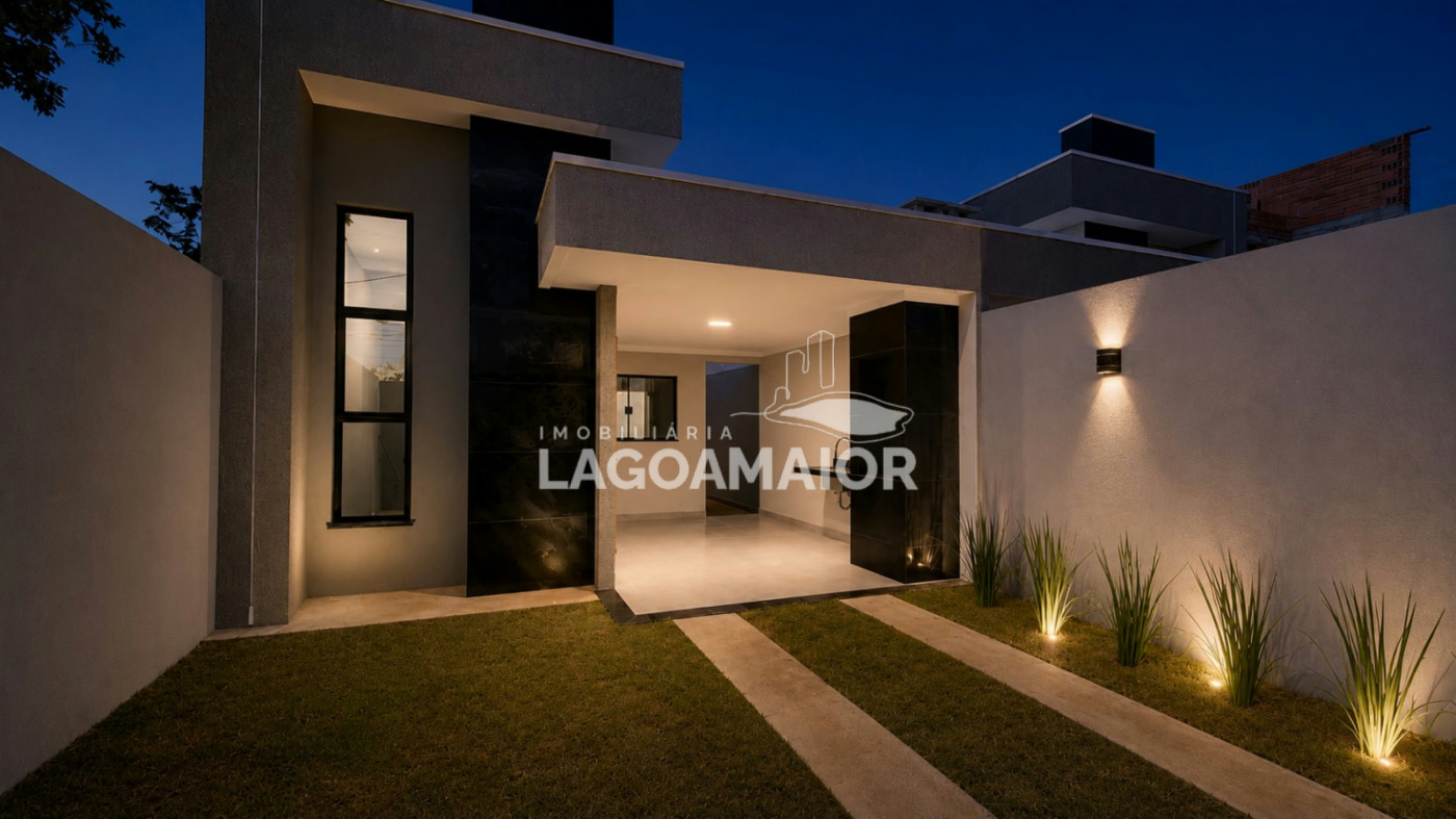 Casa à venda com 3 quartos, sendo 1 suíte, em Bela Vista da Lagoa, Três Lagoas, MS