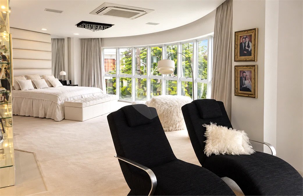 Mansão de 800 m² no Swiss Park, em São Bernardo do Campo, com 4 suítes, piscina, área gourmet, sauna e lazer completo em condomínio de alto padrão.