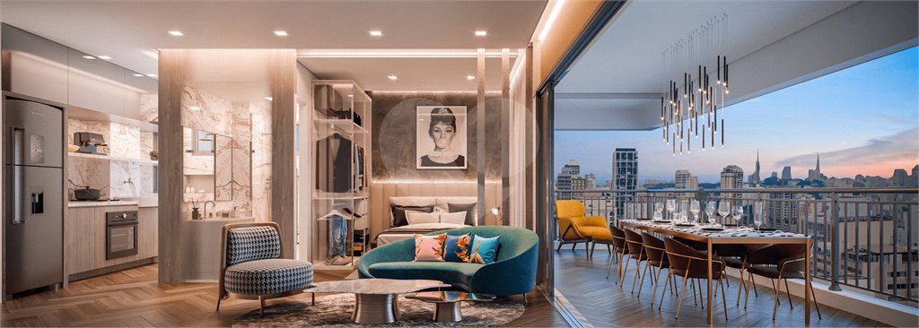 Studio à venda com 1 quarto em Perdizes, São Paulo, SP
