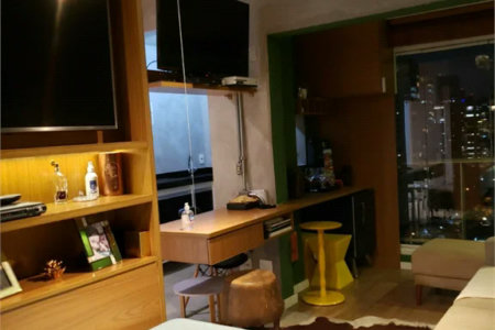 Apartamento à venda com 1 quarto em Cidade Monções, São Paulo, SP