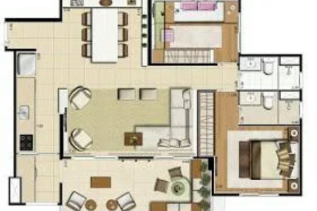 Apartamento à venda com 3 quartos, sendo 1 suíte, em Vila Anastácio, São Paulo, SP
