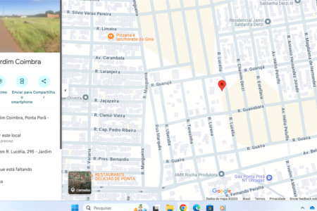 Terreno à venda no condomínio Terreno na Rua Lucelia, Ponta Porã - MS