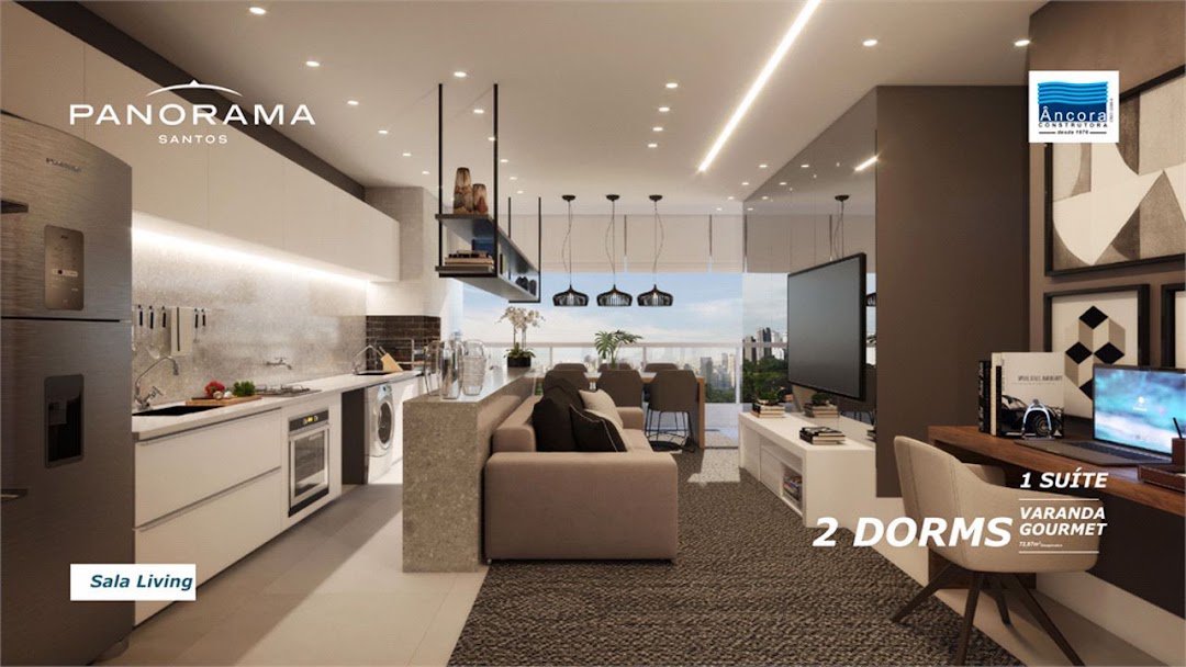 Apartamento Residencial à venda, Encruzilhada, Santos - AP1060.