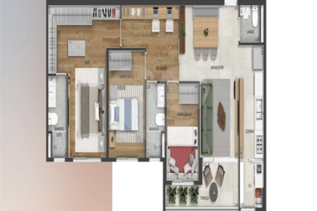Apartamento à venda com 3 suítes no Centro, Indaiatuba, SP