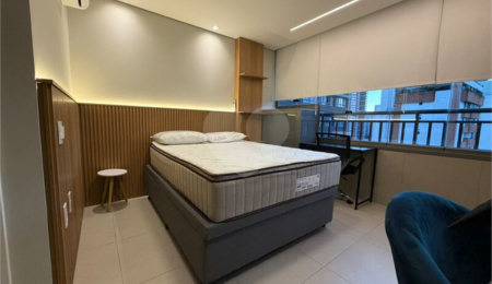 Apartamento para alugar com 1 quarto em Santo Amaro, São Paulo, SP
