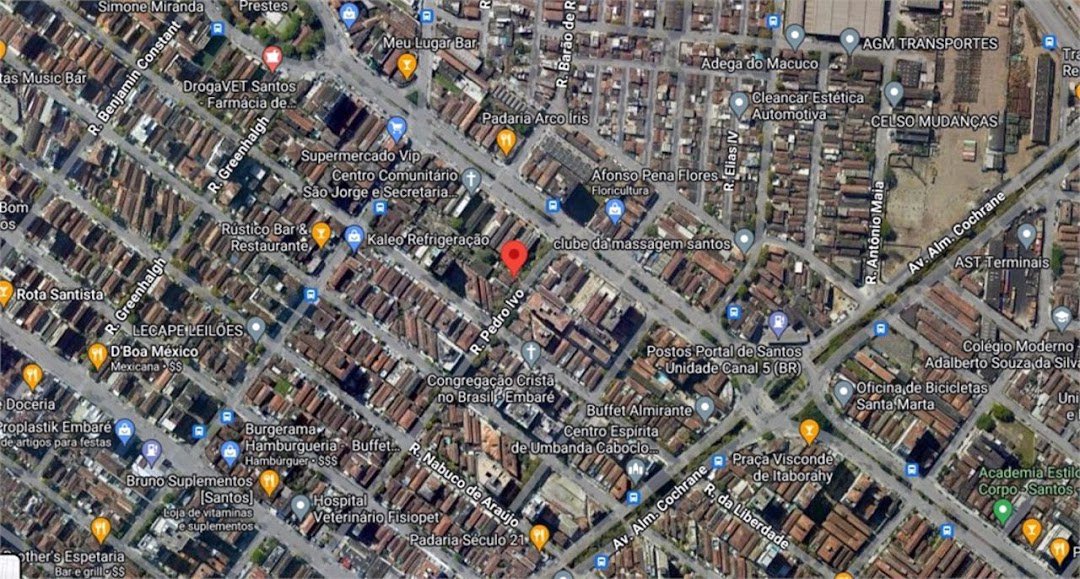 Terreno à venda, 234 m² por R$ 825.000,00 - Embaré - Santos/SP