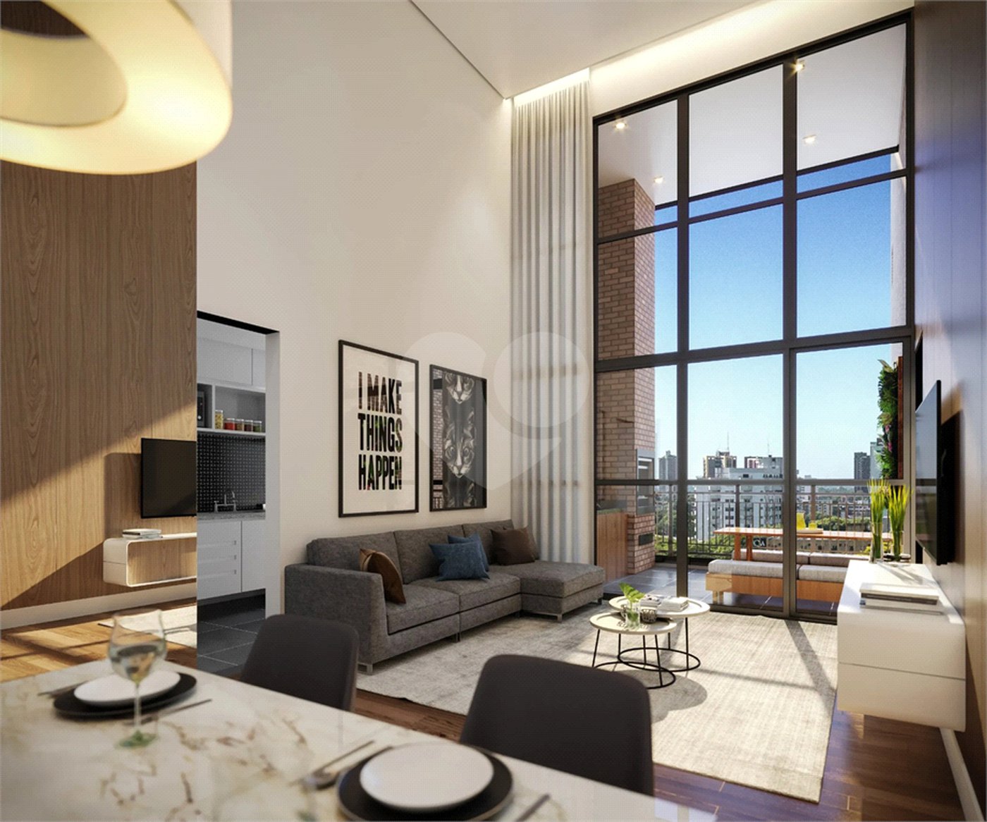 Apartamento à venda com 3 quartos, sendo 1 suíte,  em Jardim Florestal, Jundiaí, SP
