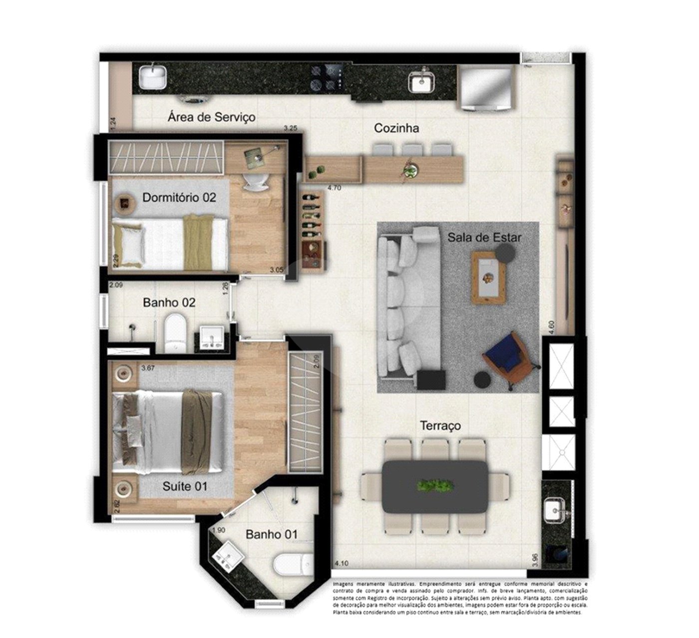 Apartamento à venda com 2 quartos, sendo 1 suíte, em Santa Teresinha, São Paulo, SP