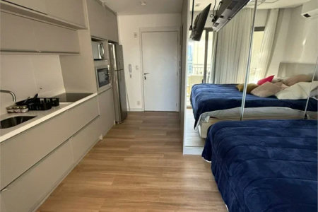 Apartamento à venda com 1 quarto em Indianópolis, São Paulo, SP