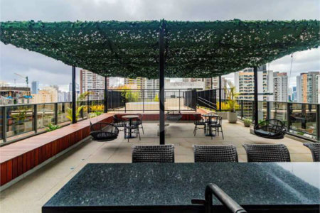 Apartamento para alugar com 1 quarto em Santo Amaro, São Paulo, SP