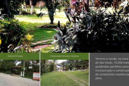 Terreno à venda no condomínio Estrada do Alvarenga,4964, São Paulo - SP