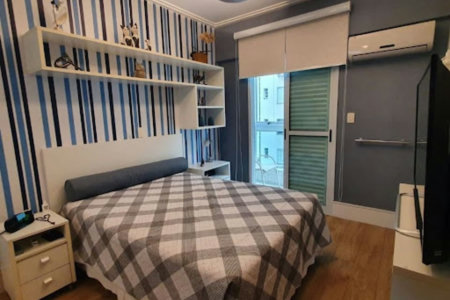 Apartamento com 2 dormitórios à venda, 108 m² por R$ 1.180.000,00 - Gonzaga - Santos/SP