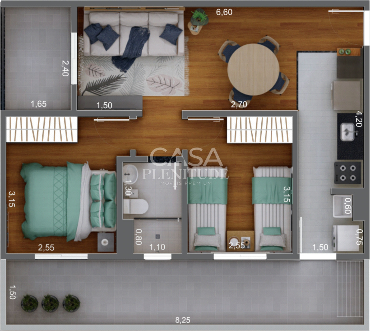 Apartamento à venda com 2 quartos em Quintais do Imperador, Sorocaba, SP