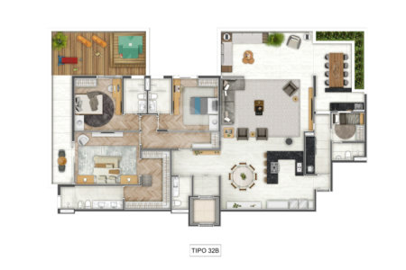 Apartamento à venda com 3 suítes em Cidade Jardim, São Paulo, SP