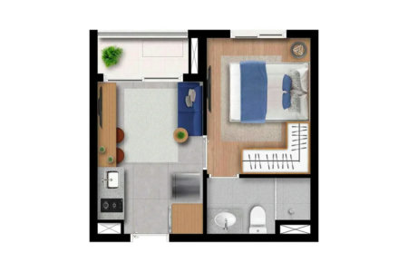 Apartamento à venda com 1 suíte em Pinheiros, São Paulo, SP