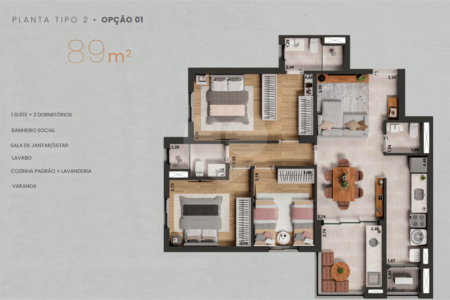 Apartamento à venda com 2 quartos, sendo 1 suíte,  em Jardim Maria José, Votorantim, SP