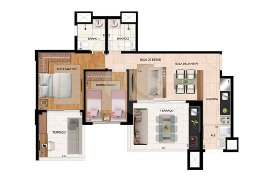 Apartamento à venda com 2 quartos, sendo 1 suíte, em Casa Verde, São Paulo, SP