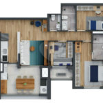 Apartamento à venda com 3 quartos, sendo 1 suíte,  em Vila Cordeiro, São Paulo, SP