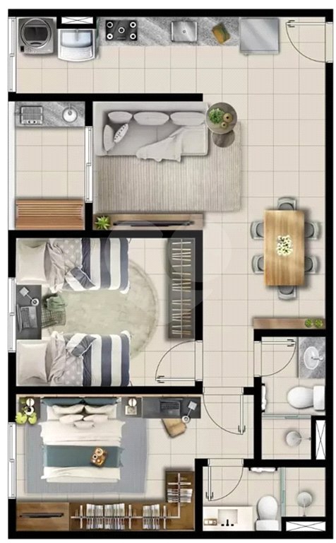 Apartamento à venda com 2 quartos, sendo 1 suíte, em Atibaia Jardim, Atibaia, SP