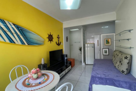 Apartamento com 1 dormitório à venda, 37 m² por R$ 390.000,00 - Boqueirão - Santos/SP