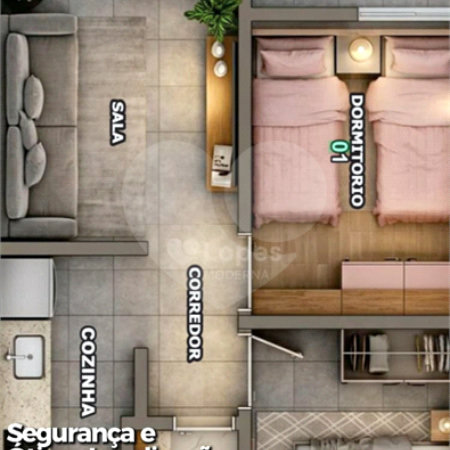 Casa à venda com 2 quartos no condomínio Residencial Unique, Ponta Porã - MS