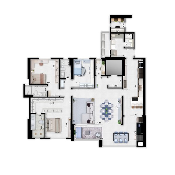 Apartamento 165m² 1