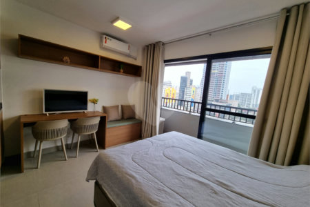 Apartamento à venda ou para alugar com 1 quarto em Pinheiros, São Paulo, SP