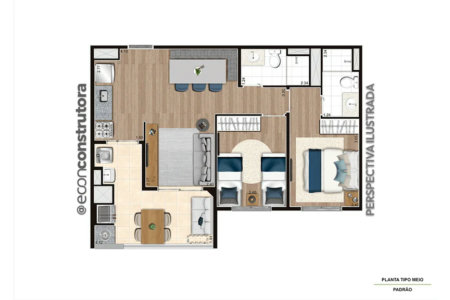Apartamento à venda com 2 quartos, sendo 1 suíte,  em Jaguaré, São Paulo, SP